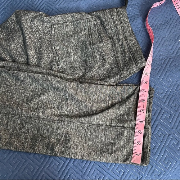 Athleta Quest metro slouch drawstring pull on pants S zip pockets charcoal gray - Picture 13 of 13